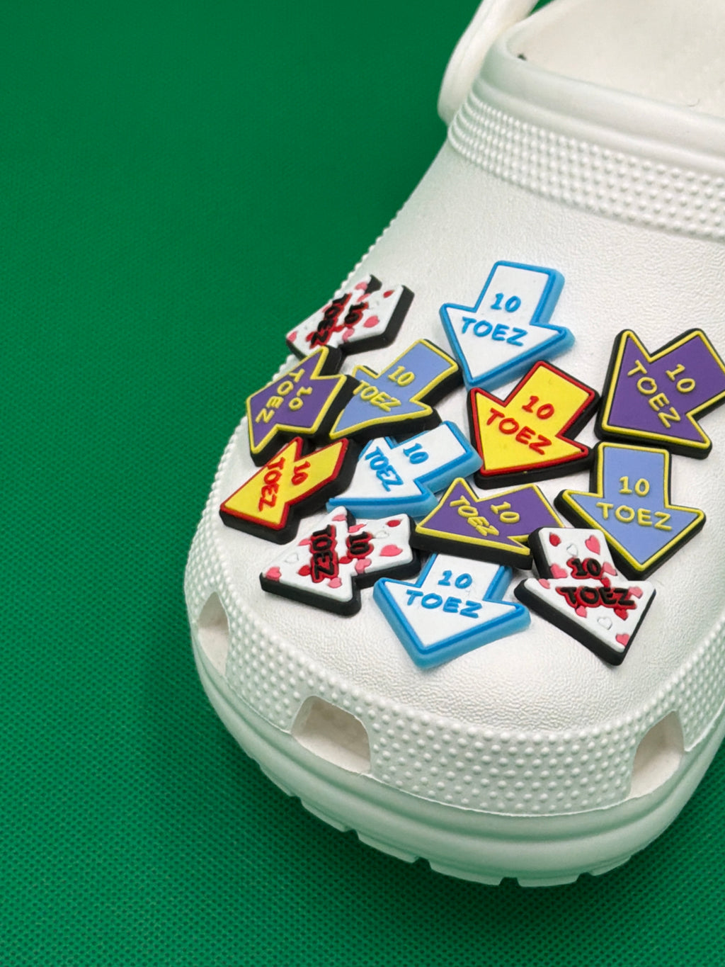 10 Toez Down Jibbitz