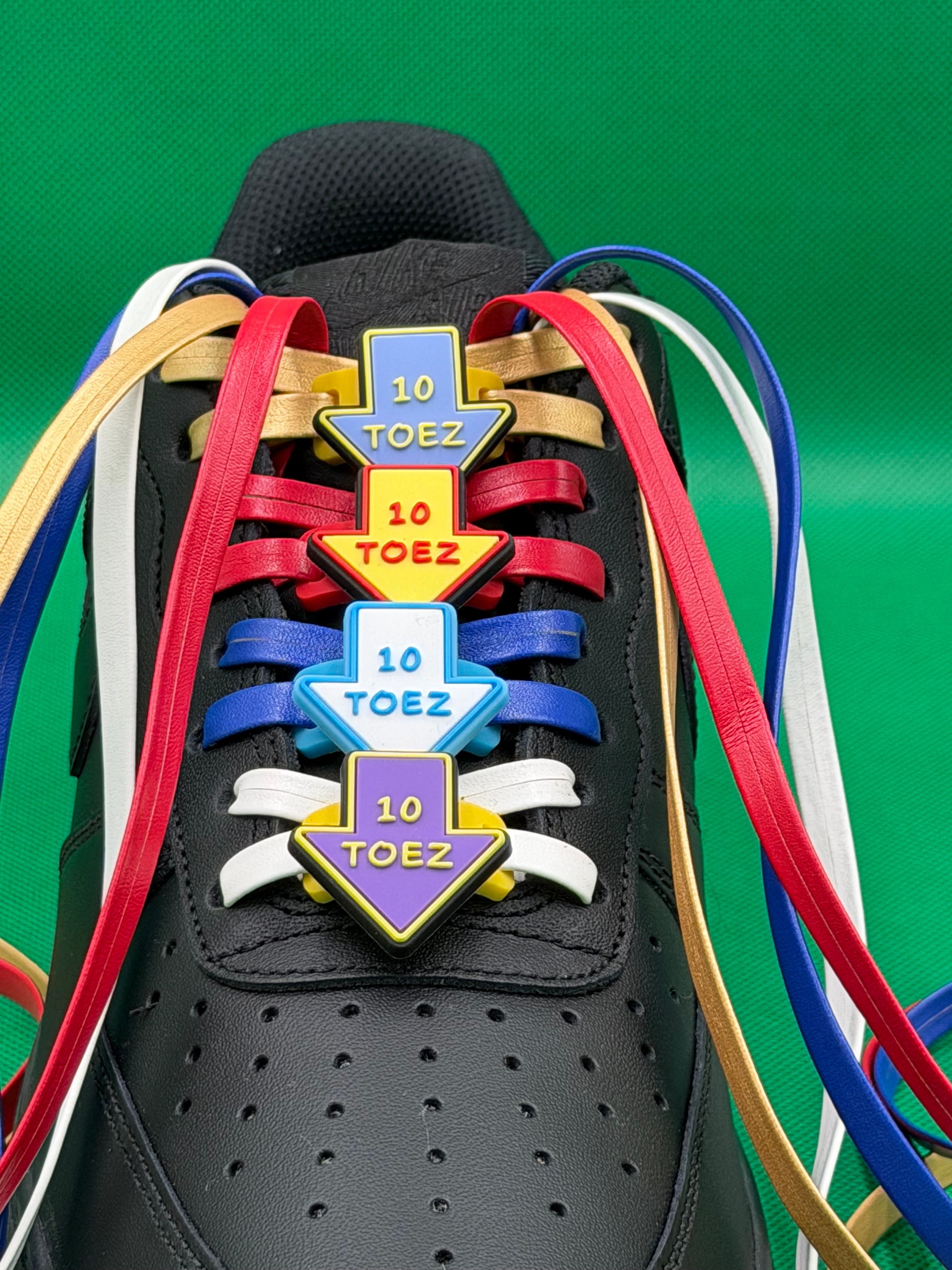 Yellow & Red Sneaker Lace Jibbitz