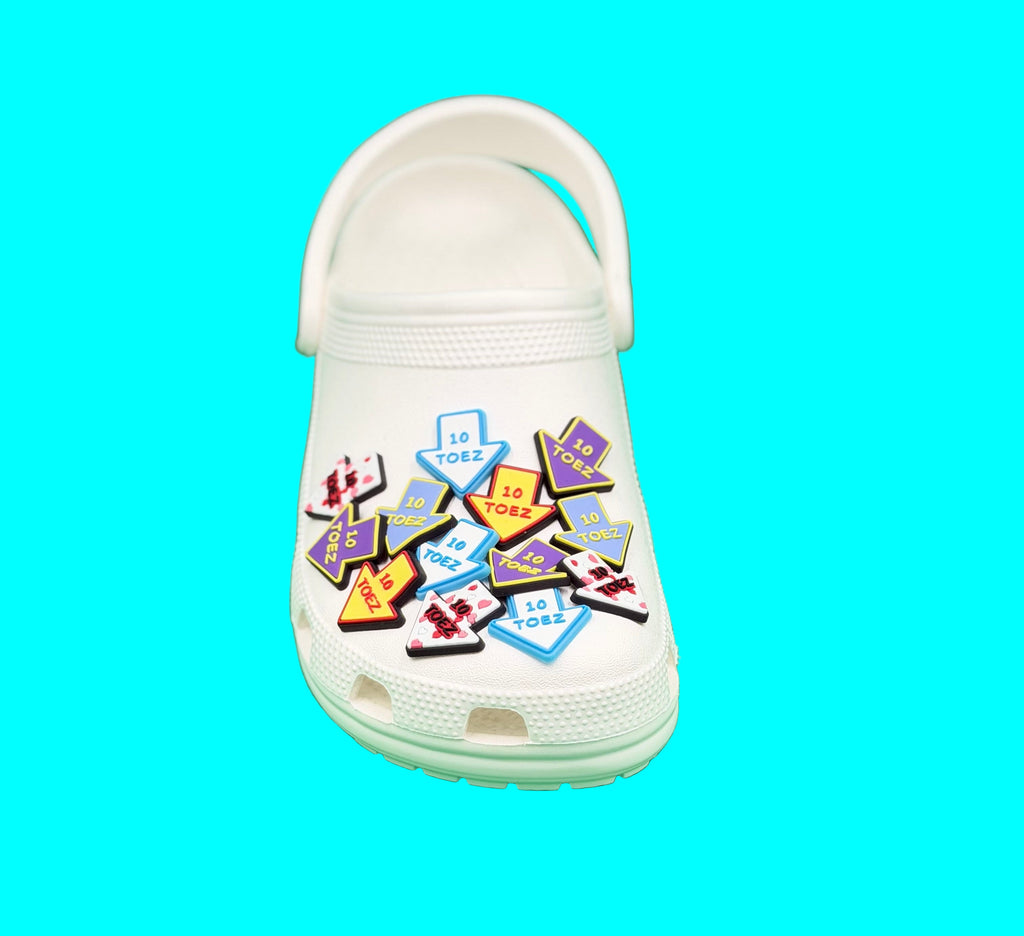 10 Toez Down Jibbitz