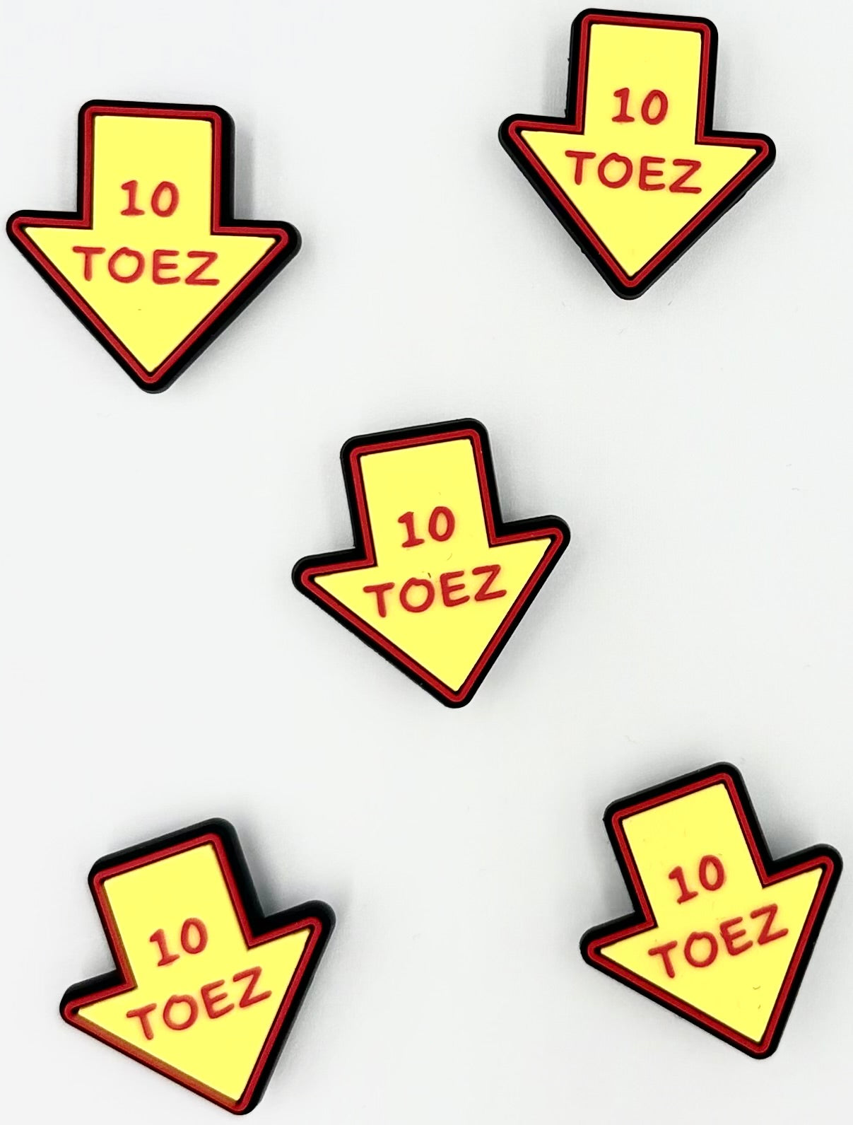 Yellow & Red Sneaker Lace Jibbitz