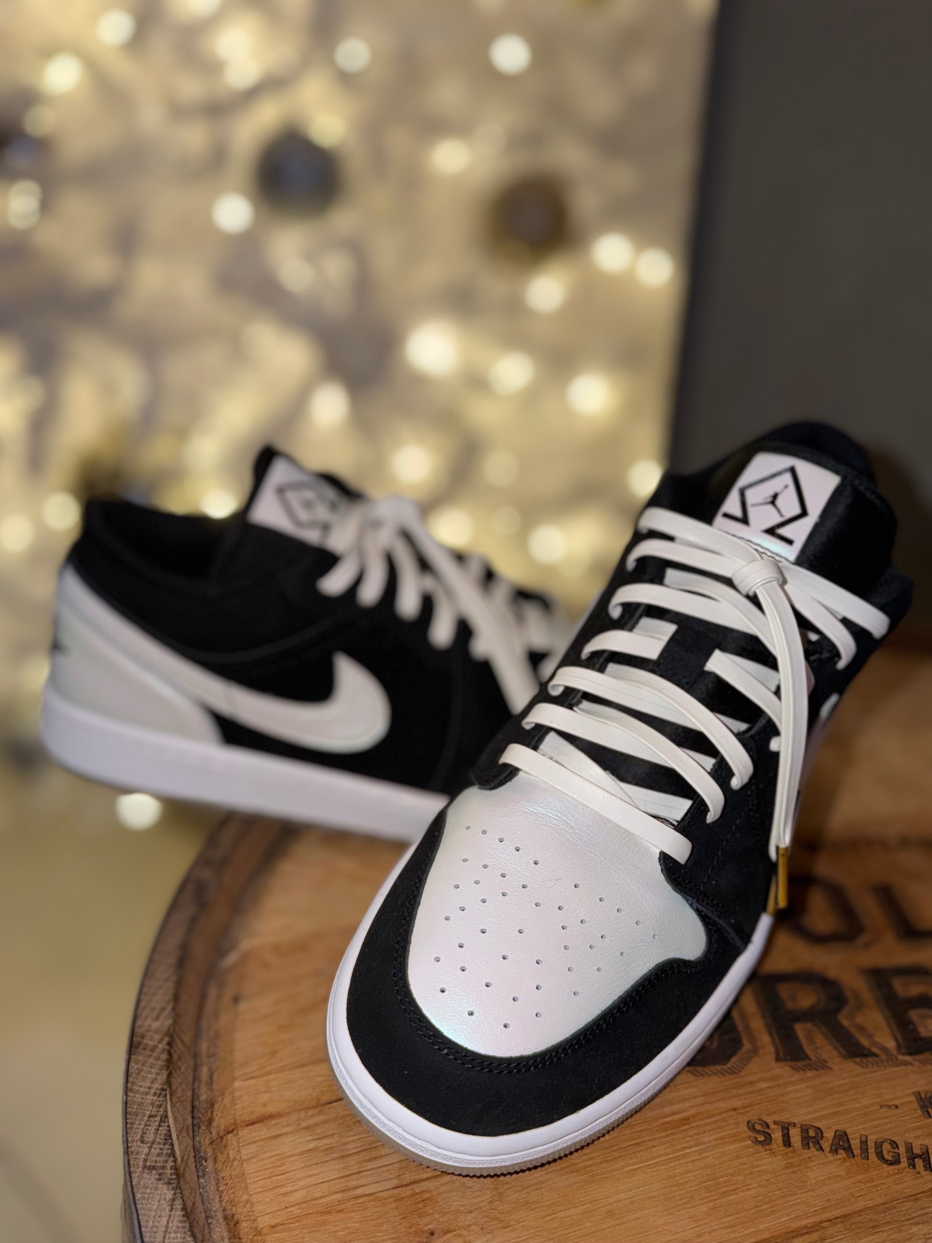 White Leather PU Laces