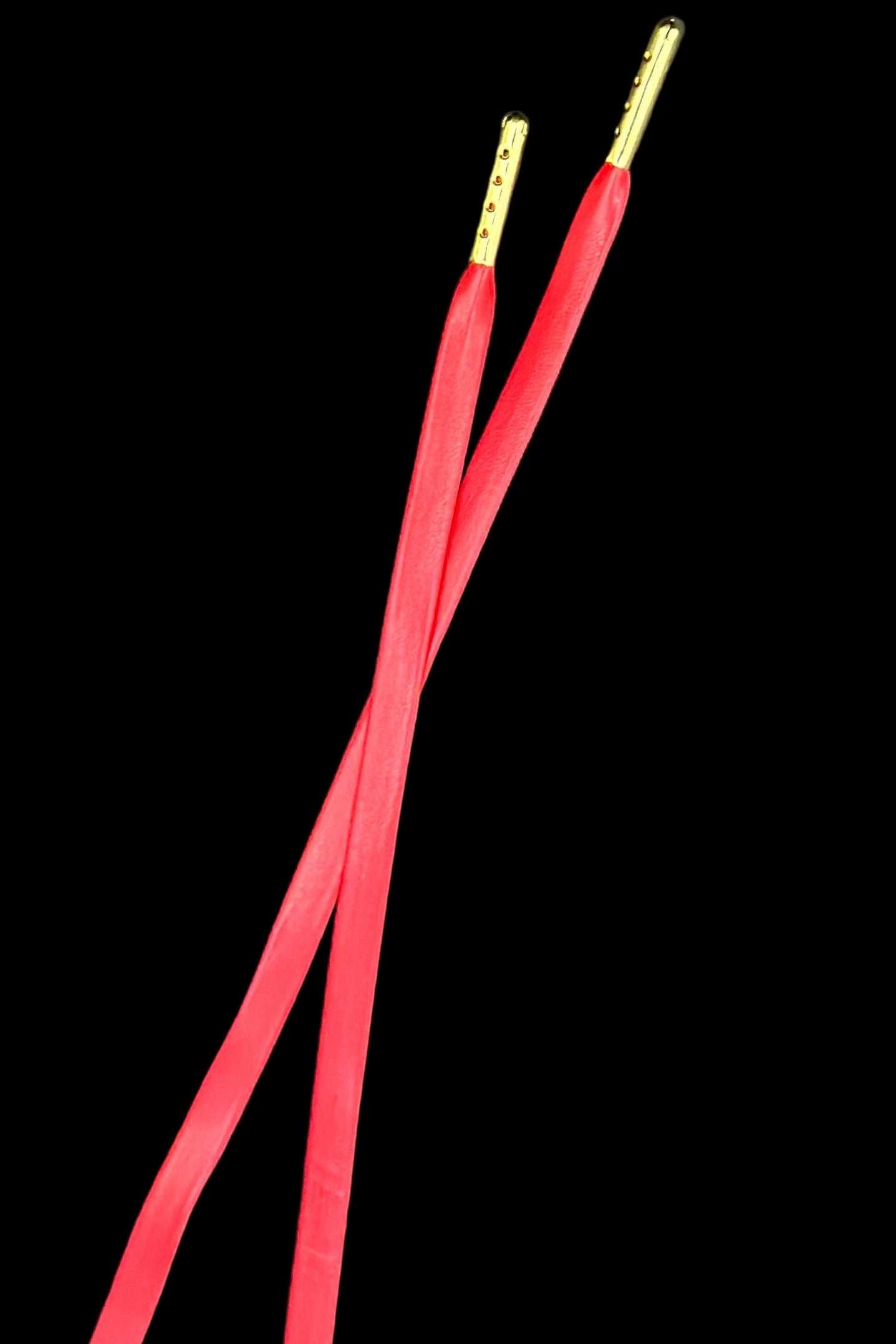 Fire Red Leather PU Laces