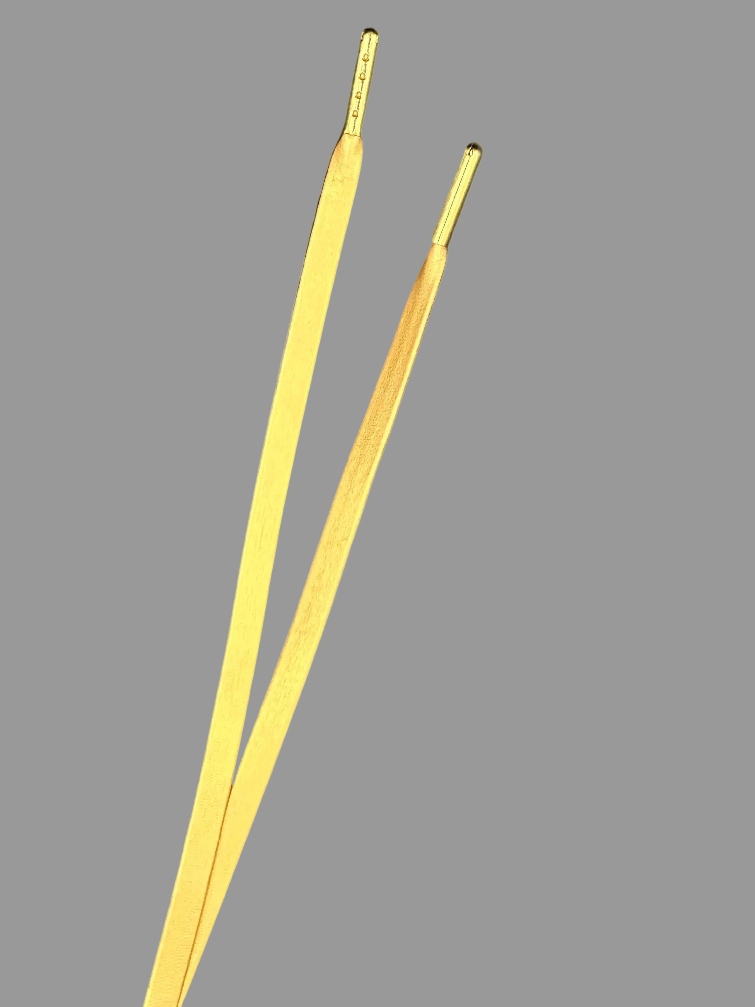 Gold Leather PU Laces