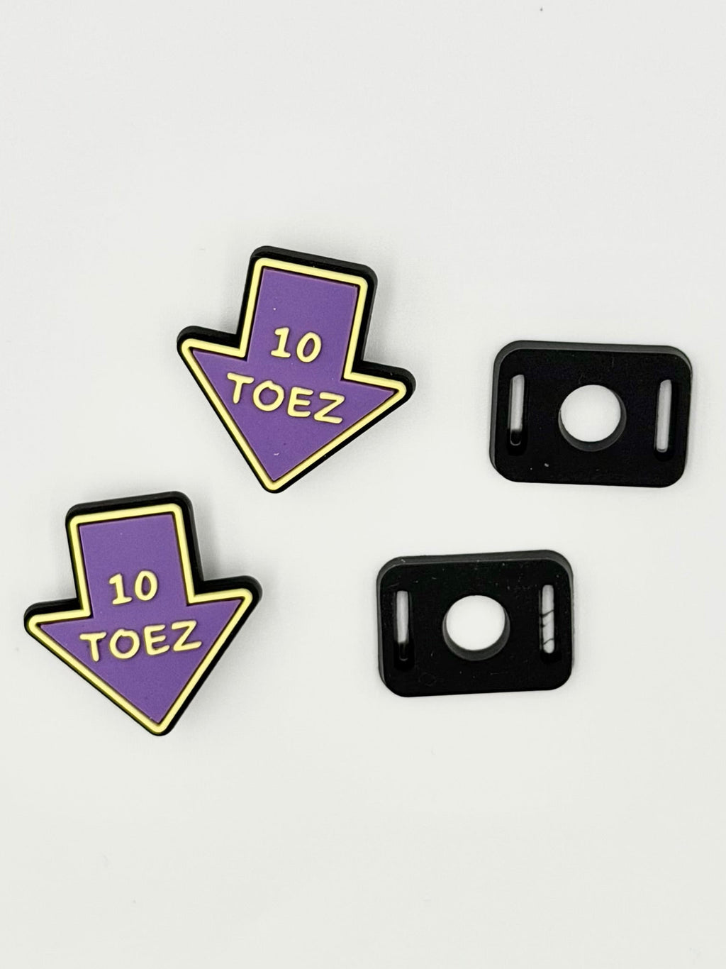 Purp & Yellow Sneaker Lace Jibbitz