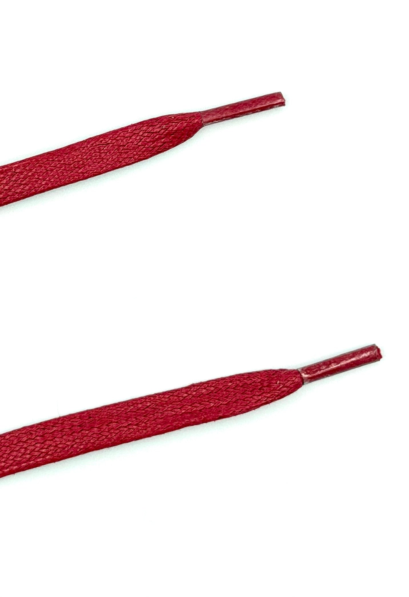 Red Premium Flat Flax Shoe Laces