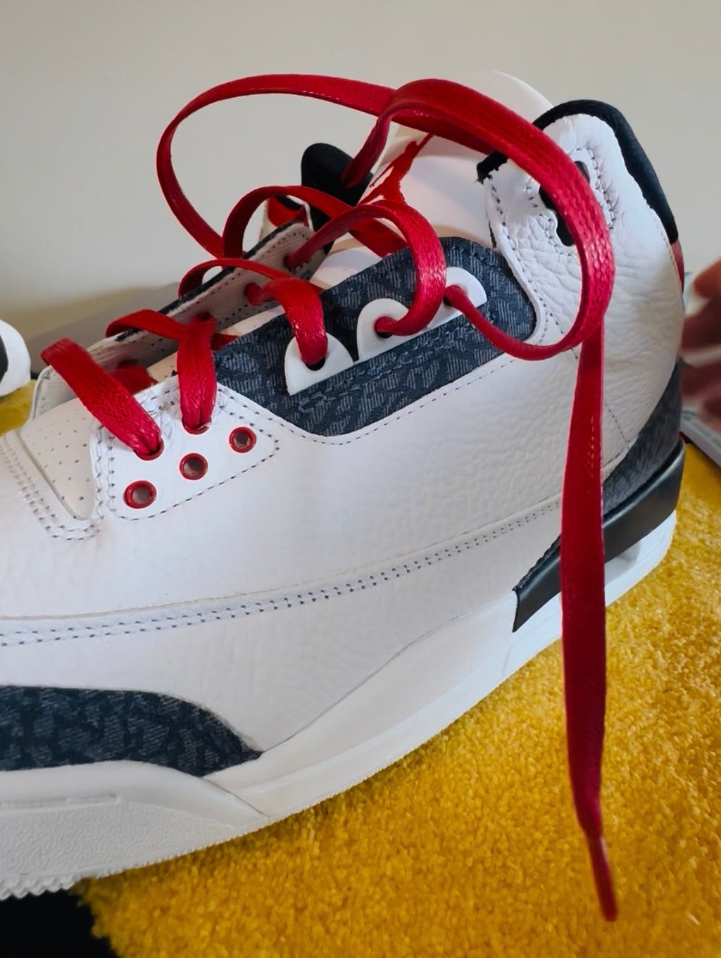 Red Premium Flat Flax Shoe Laces